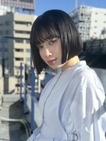 ミンクス 青山店(MINX)&nbsp;暗髪　ボブ　前下がり