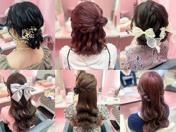 シーズン 大阪(SEASON)の写真/【ヘアセットで気軽におしゃれ】巻き髪だけでもOK◎ちょっとしたお出かけ前のヘアセットも最短10分で可能♪