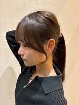 カルディアルッソ(CARDIA LUSSO)&nbsp;結んで可愛い/髪質改善ストレート/レイヤー/ブラウン