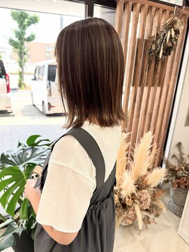 ラフ(laugh) 大人ハイライト / グレージュ