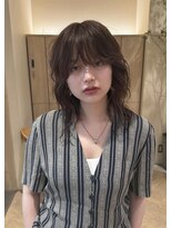 トリッカ 銀座(tricca)&nbsp;ミディアムパーマ/デジキュアパーマ/ブラウン/パーマ