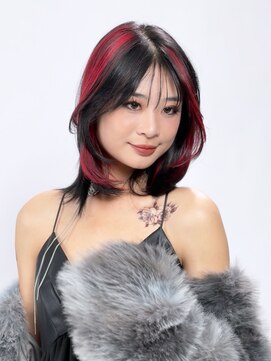 アルバム 新宿(ALBUM SHINJUKU) フェイスフレーミング顔周りレイヤーデザインカラー_F50453