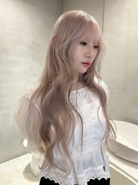 ペレ アネックス 大阪梅田茶屋町店(PELE ANNEX) くびれヘア/アプリコットオレンジ/夏のヘアアレンジ/梅田