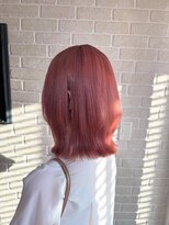 アボックス(abox)&nbsp;レイヤーボブ×サーモンピンク