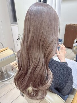 テトラ バイ ネオリーブ 横浜西口店(tetra by neolive) 柔らかい中明度のミルクティーベージュ＊*【横浜】