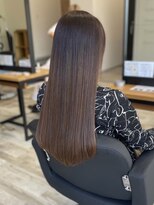 アトリエコア(Atelier Coa)&nbsp;太白区アディクシーカラー顔周りレイヤーカット白髪ぼかしウルフ