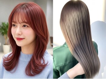 バイエイト(X８)の写真/【名古屋駅】キレイに色落ちしていくダブルカラー♪個性を引き立てる季節に合わせたご提案[髪質改善/名駅]