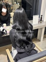 ブランコトレス 鏡島(BLANCO tres) レイヤーカット/顔周りカット/グレーカラー