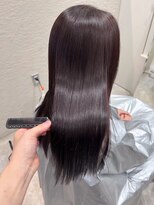 シュク 高円寺(SYUK)&nbsp;ピンクバイオレット/ブリーチなし/髪質改善【SYUK高円寺】kanna