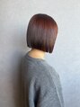 ヘア プロデュース キュオン(hair produce CUEON.)&nbsp;切りっぱなしボブ×暖色カラー☆春に向けて暖色おすすめです！