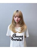 【あいり】レイヤーカット/ブリーチカラー