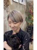 【e-kam】髪質改善フェイスフレーミングショートボブ