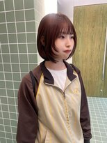 ヌヌ 渋谷 原宿 明治神宮前(nunu) レイヤーカットトリートメントブリーチなしグレージュ
