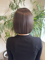 フゥカ 売市店(fuka)&nbsp;【まとまるボブ】大人可愛いボブ×ブラウンカラー　八戸