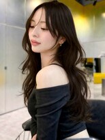 シティ オモテサンドウ(CITY omotesando) 顔まわりレイヤー×韓国風ロングヘア