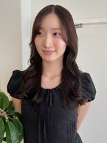 オーシャン(Ocean)&nbsp;センター分け 髪質改善トリートメント マロンベージュ 艶髪 20代