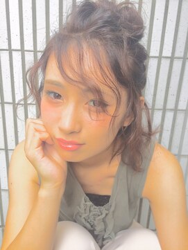 アンフィフォープルコ(AnFye for prco) 赤ちゃんの産毛風♪後れ毛お団子ヘア★