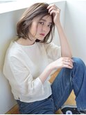 ナチュラルに揺れるワンカールボブ