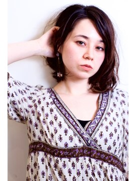 ハトハ(hatoha) ワンレンふわふわパーマ