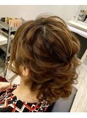 お呼ばれヘアセット♪