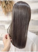 小顔に見せるヘアグラデーションカラー×透明感モテ髪♪錦糸町