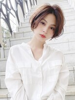 アンド ストーリーズ(&STORIES)&nbsp;ショートボブ【スリークボブ/アッシュブラウン/厚めバング】小林