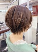 ★soundhairdesign★長めバングのショートボブ