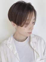 モリオフロムロンドン 原宿本店(morio from London) 【morio 原宿】大人ハンサムショート インナーカラーベージュ