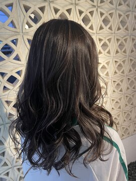 ワクヘアー(WaKu hair) ダークアッシュ×なみなみウェーブ