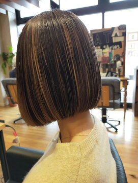 フレンズ 山鼻店(friend's) パツッとボブ