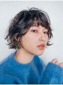 セミウェットウェーブ/ベビーバング/ペールベージュ