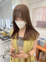 ローウェ 渋谷(Louwe)&nbsp;ミルクティーベージュとローライトカラー