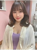 【FIGARO umeda】韓国レイヤー/マットベージュ