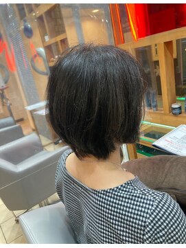スタジオ アルファプラス 日暮里店(studio α+) 30代40代50代◎大人ナチュラルレイヤーボブ 日暮里