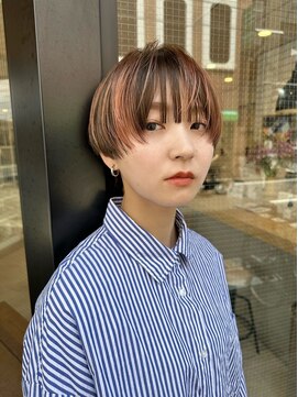 パーク(PAAQ) 【paaq田中智大】デザインカラー(オレンジ)×マッシュショート