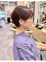 ロンドプロフィール 浦和(Lond profil)&nbsp;Lond.海気　コンパクトショート　ピンクブラウン