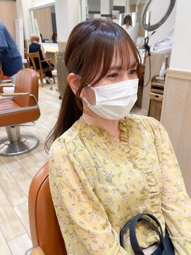 オリーブスバイネオリーブ(Olive's by neolive) ＊レイヤーカット＊(くびれヘア/顔周りカット/根元パーマ)