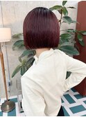 ミニボブ×透明感カラーYI-19