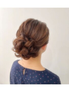ヘアセットサロン アッシュ 神戸三宮(Ash) ふわもこアップ