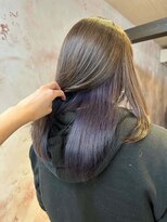 ヘアーサロン リアン 鴻巣店(hair salon Rien) インナーカラー/ディープパープル