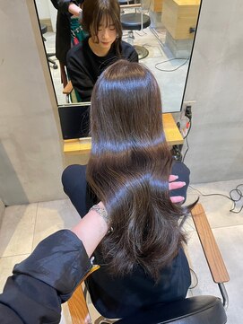 ジーナ 本八幡(Zina) 大人かわいい20代30代40代小顔ショコラベージュ　Zina本八幡