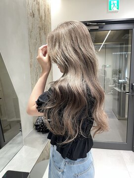 ソル 栄矢場町(SOL) ウェーブヘア/ミルクティーカラー/韓国ヘア/韓国カラー