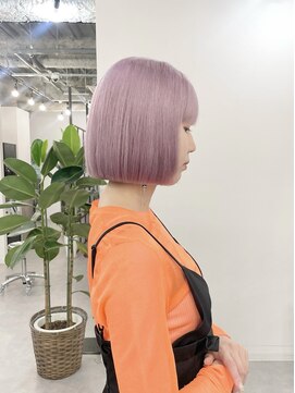 ソル 栄矢場町(SOL) ラベンダーカラー/ピンクラベンダー/ハイトーンカラー/ボブ
