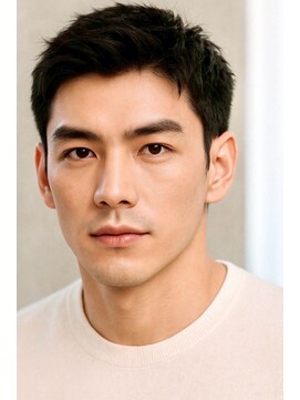 にもう ブルーカラー　波打ちパーマ　韓流ヘア　MS４６