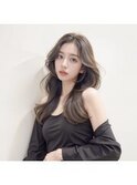 韓国風レイヤーロング×透明感グレージュ☆