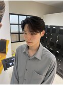 ダウンパーマ　ニュアンスパーマ　センターパート
