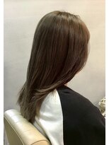 フルーヴ(Fleuve)&nbsp;ミルクティーブラウン×顔周りレイヤー☆20代30代40代50代☆