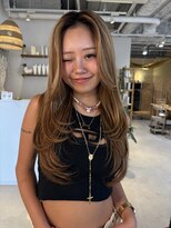 ココルアナ(coco luana)&nbsp;ハイライトカラー/レイヤーカット/韓国/髪質改善