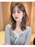 小顔効果抜群！ボブミディアムレイヤー