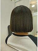 グレーカラーボブ